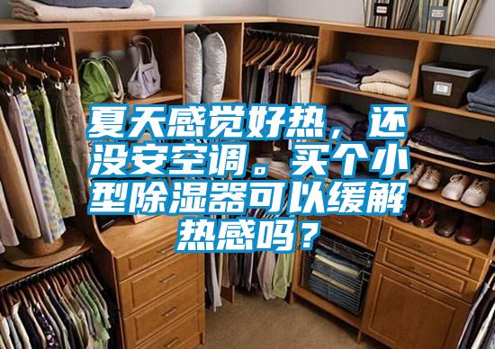 夏天感觉好热，还没安空调。买个小型除湿器可以缓解热感吗？