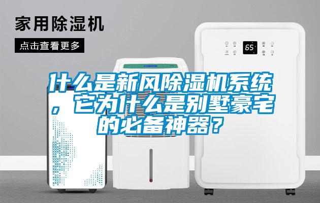 什么是新风除湿机系统，它为什么是别墅豪宅的必备神器？