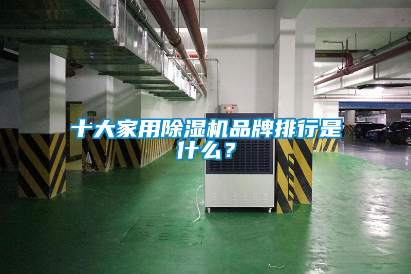 十大家用除湿机品牌排行是什么？