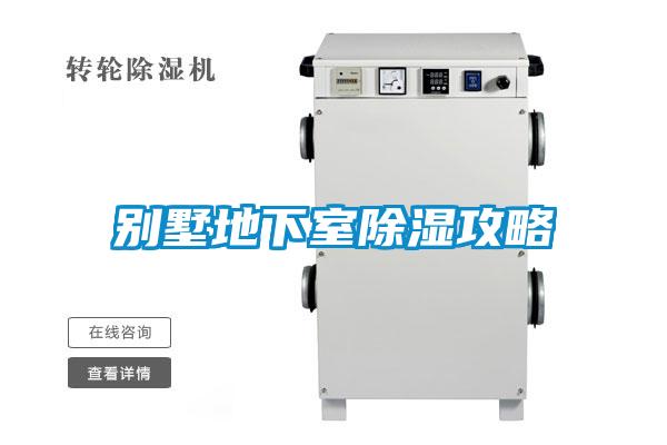 别墅地下室除湿攻略