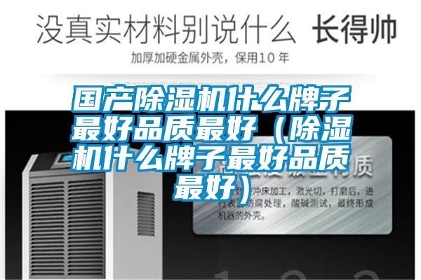 国产除湿机什么牌子最好品质最好(除湿机什么牌子最好品质最好)