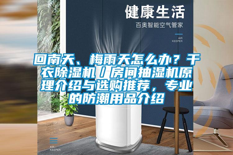 回南天、梅雨天怎么办？干衣除湿机／房间抽湿机原理介绍与选购推荐，专业的防潮用品介绍