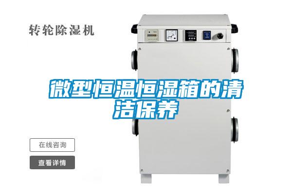 微型恒温恒湿箱的清洁保养