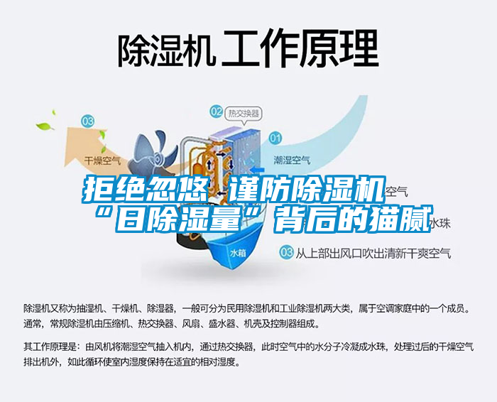 拒绝忽悠 谨防除湿机“日除湿量”背后的猫腻