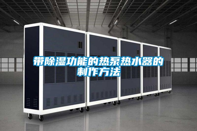带除湿功能的热泵热水器的制作方法