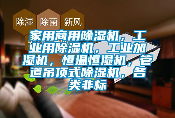 家用商用除湿机，工业用除湿机，工业加湿机，恒温恒湿机，管道吊顶式除湿机，各类非标