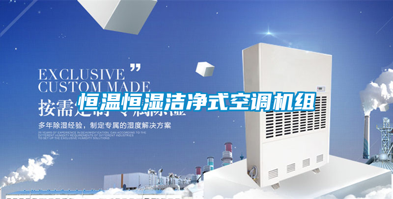 恒温恒湿洁净式空调机组