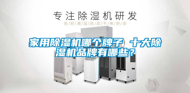 家用除湿机哪个牌子 十大除湿机品牌有哪些？