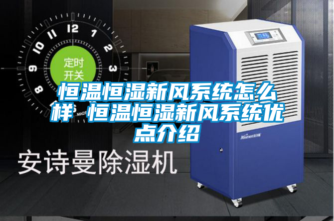恒温恒湿新风系统怎么样 恒温恒湿新风系统优点介绍