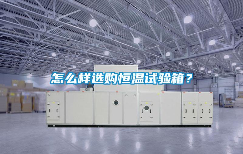 怎么样选购恒温试验箱？
