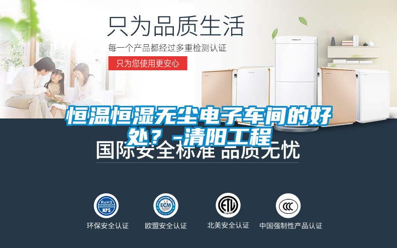恒温恒湿无尘电子车间的好处？-清阳工程