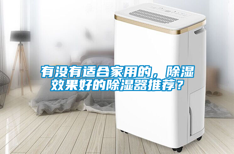 有没有适合家用的，除湿效果好的除湿器推荐？
