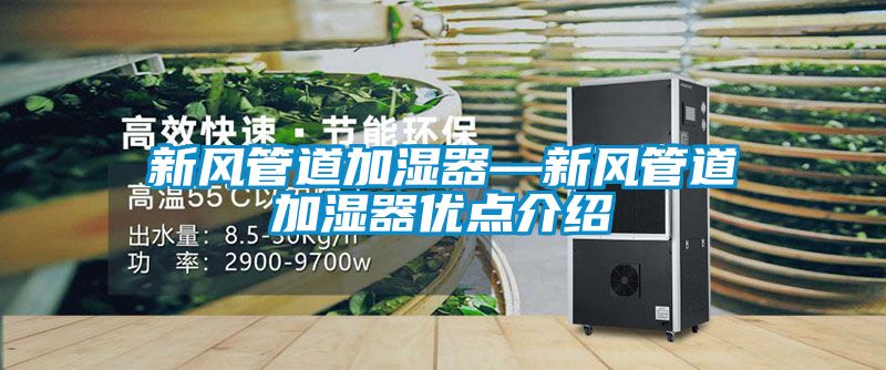 新风管道加湿器—新风管道加湿器优点介绍
