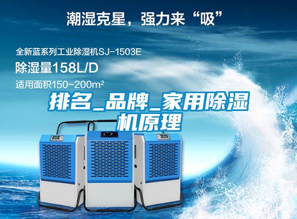 排名_品牌_家用除湿机原理