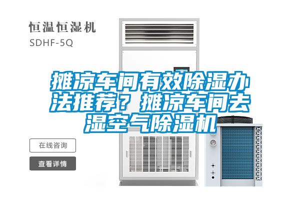 摊凉车间有效除湿办法推荐？摊凉车间去湿空气除湿机