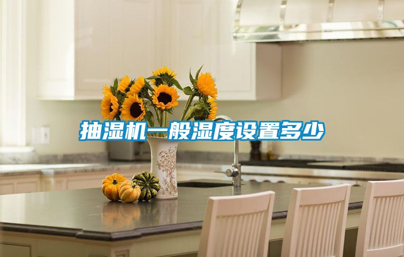 抽湿机一般湿度设置多少