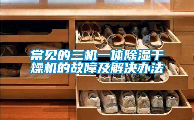 常见的三机一体除湿干燥机的故障及解决办法