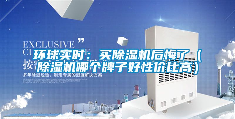环球实时:买除湿机后悔了(除湿机哪个牌子好性价比高)