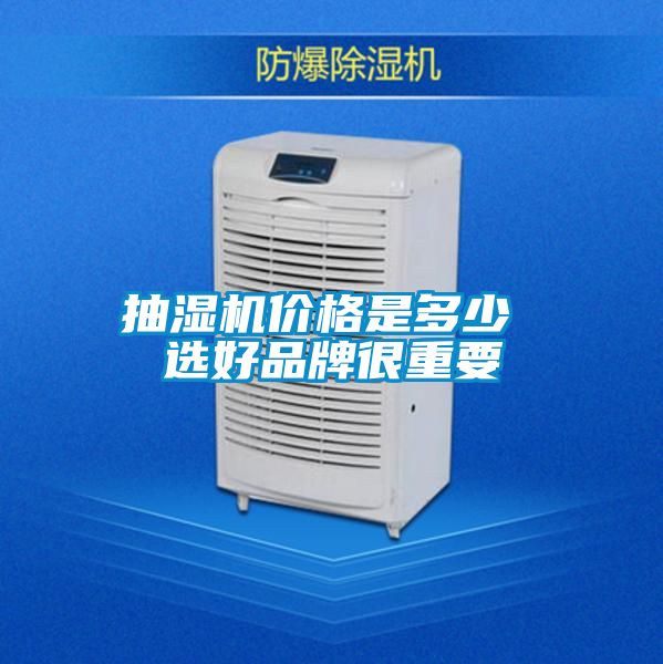 抽湿机价格是多少 选好品牌很重要