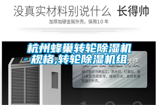 杭州蜂巢转轮除湿机规格,转轮除湿机组