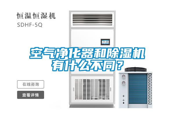 空气净化器和除湿机有什么不同？