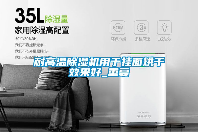 耐高温除湿机用于挂面烘干效果好_重复
