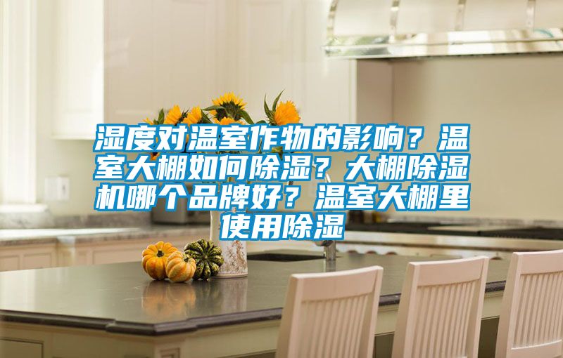 湿度对温室作物的影响？温室大棚如何除湿？大棚除湿机哪个品牌好？温室大棚里使用除湿