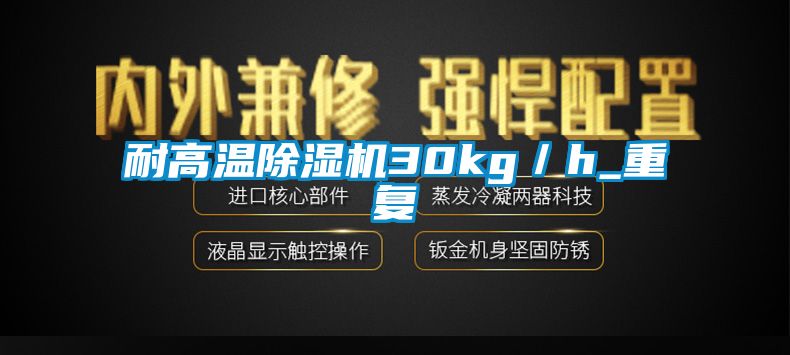 耐高温除湿机30kg/h_重复