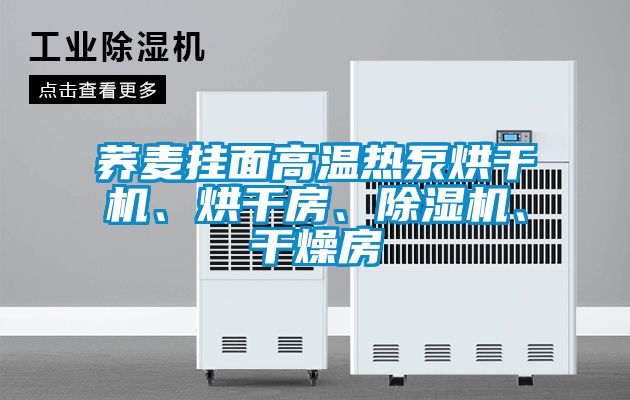 荞麦挂面高温热泵烘干机、烘干房、除湿机、干燥房