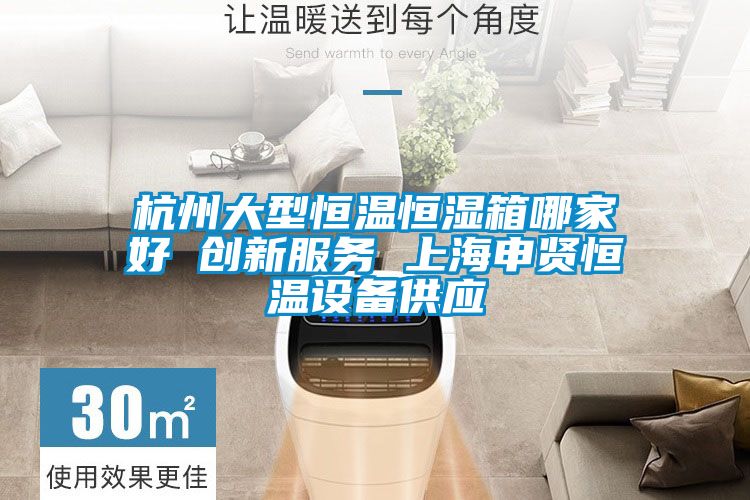 杭州大型恒温恒湿箱哪家好 创新服务 上海申贤恒温设备供应