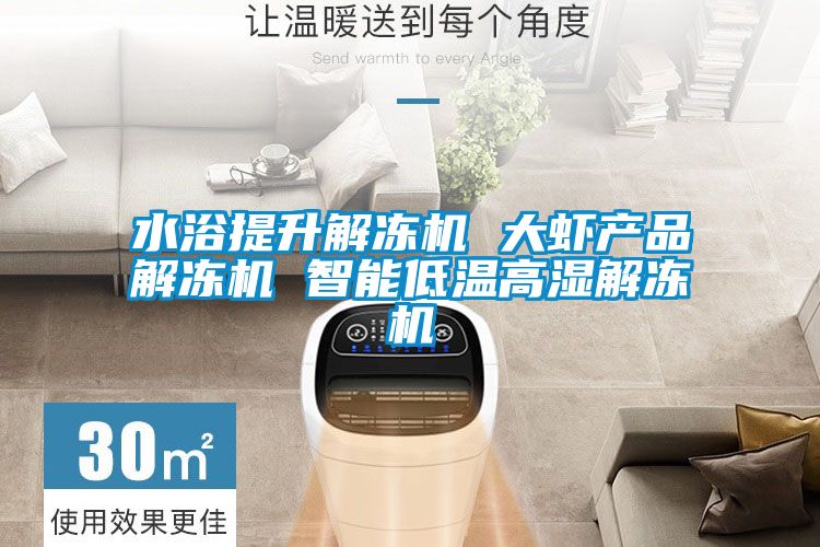 水浴提升解冻机 大虾产品解冻机 智能低温高湿解冻机