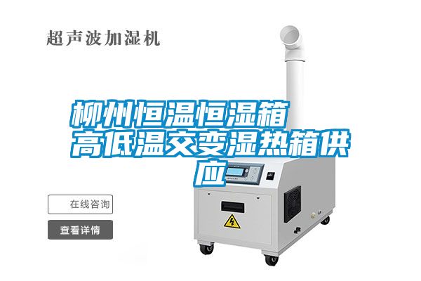 柳州恒温恒湿箱 高低温交变湿热箱供应