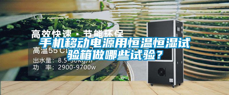 手机移动电源用恒温恒湿试验箱做哪些试验？