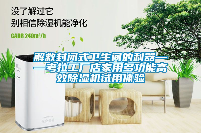 解救封闭式卫生间的利器——考拉工厂店家用多功能高效除湿机试用体验