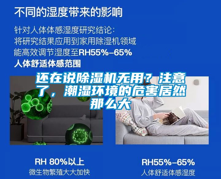 还在说除湿机无用？注意了，潮湿环境的危害居然那么大