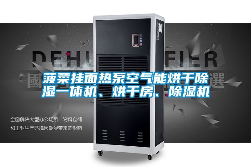 菠菜挂面热泵空气能烘干除湿一体机、烘干房、除湿机