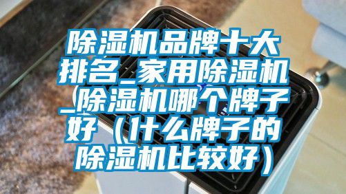 除湿机品牌十大排名_家用除湿机_除湿机哪个牌子好(什么牌子的除湿机比较好)