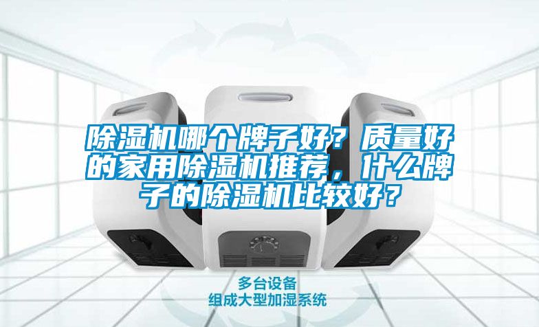 除湿机哪个牌子好？质量好的家用除湿机推荐，什么牌子的除湿机比较好？